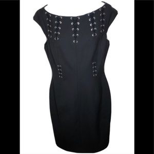 NWT Karen Millen grommet pencil dress.